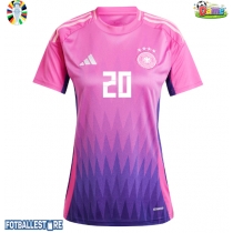 Tyskland Benjamin Henrichs #20 Bortedrakt Dame EM 2024 Kortermet